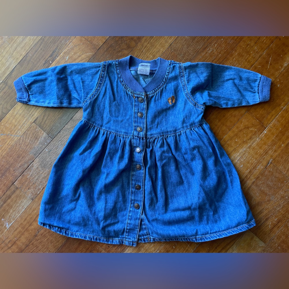 Vintage Denim Baby Dress